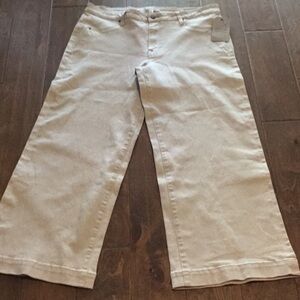 FRYE AND CO. NWT Women’s Riley mid rise wide leg jeans